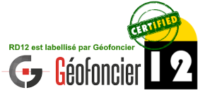RD12 a reçu la labellisation Géofoncier le 15/12/2016